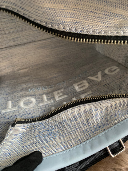 MARC JACOBS 
Canvas Small Summer Tote Bag Blue