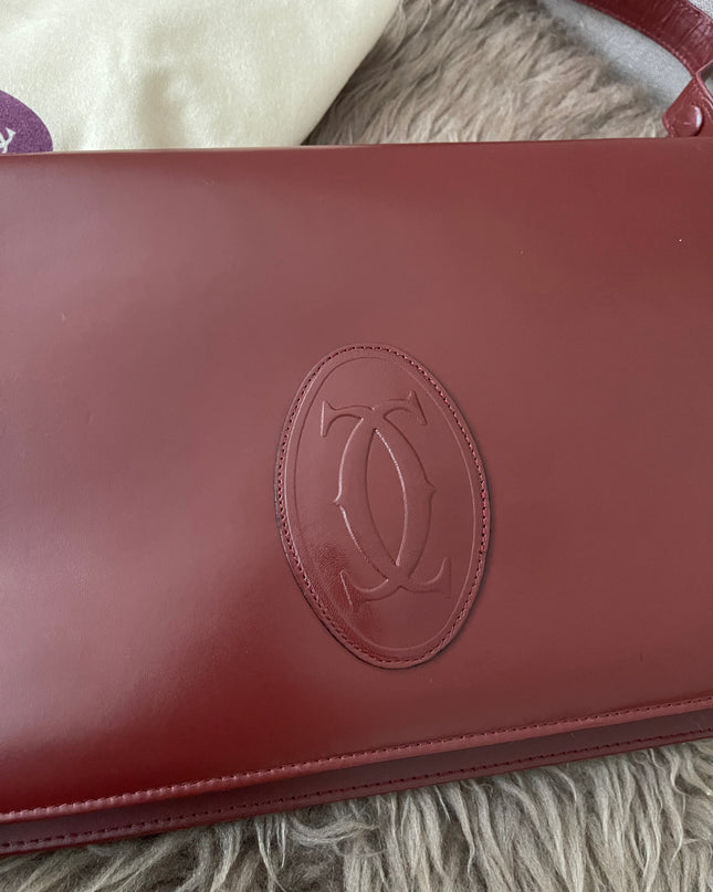 Preloved Authentic Must de Cartier shoulder bag