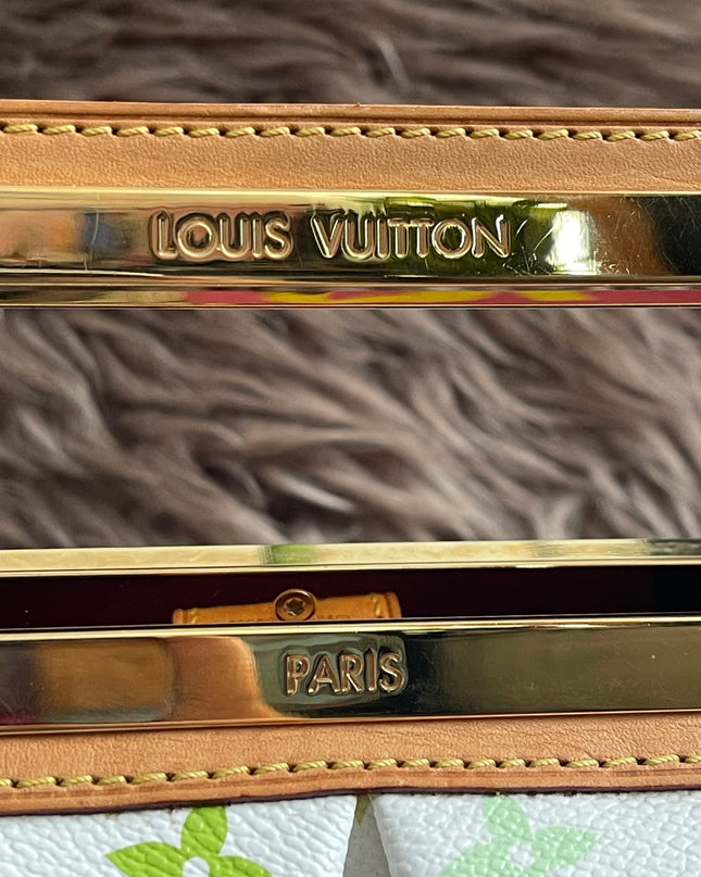 Preloved Authentic Louis Vuitton Monogram Multicolore Judy MM – White