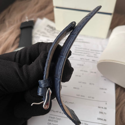 Preloved Authentic Rank A PHILIP STEIN MEN'S SIGNATURE MULTIFUNCTION QUARTZ WATCH w/extra strap