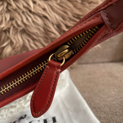 Preloved Authentic Coach Ergo Shoulder Bag in Deep Red