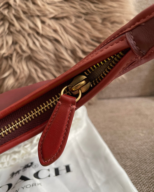 Preloved Authentic Coach Ergo Shoulder Bag in Deep Red