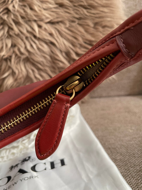 Preloved Authentic Coach Ergo Shoulder Bag in Deep Red