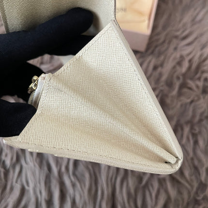 Preloved Authentic Rank B- Louis Vuitton Sarah wallet in the Damier Azur