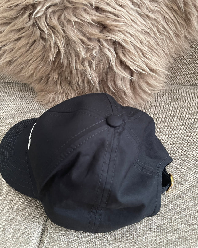 Preloved AuthenticCeline Embroidered Logo Baseball Cap – Black