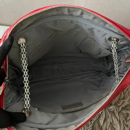 Preloved Authentic Chanel Reissue Camera Bag with silver-tone chain straps