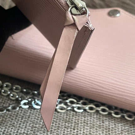Preloved Authentic Louis Vuitton Felicie Pochette Epi Leather Rose Ballerine