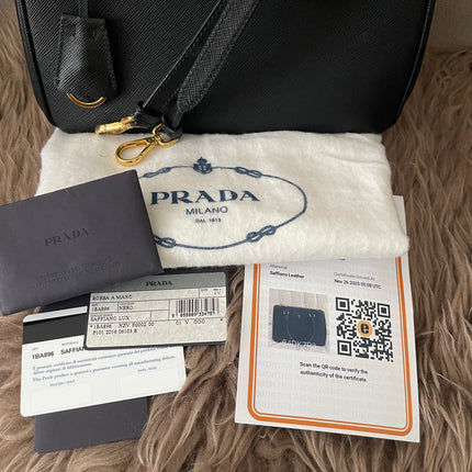 Preloved Authentic Small Prada Galleria Saffiano leather bag