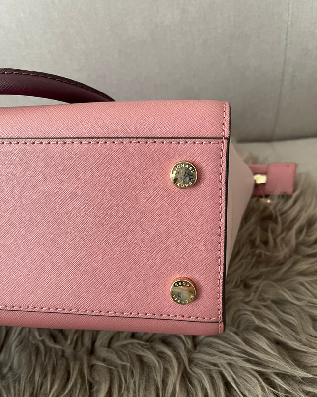 Preloved Authentic Michael Kors Selma Saffiano Leather Medium Satchel
