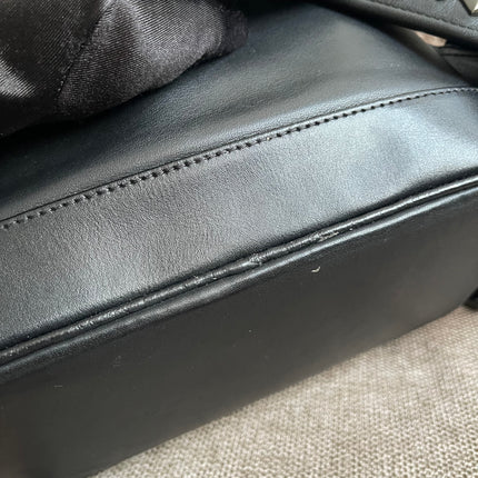 Preloved Authentic MCM Stark Backpack in Blue Black Visetos