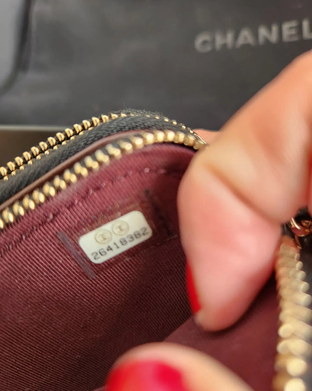 Preloved Authentic Chanel Wallet on Chain Crossbody Black Caviar