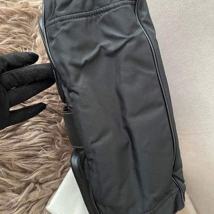 Preloved Authentic  Prada Tessuto Nylon and Saffiano Leather Messenger Bag
