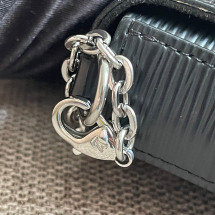 Preloved Authentic Louis Vuitton Félicie Pochette in Black Epi Leather