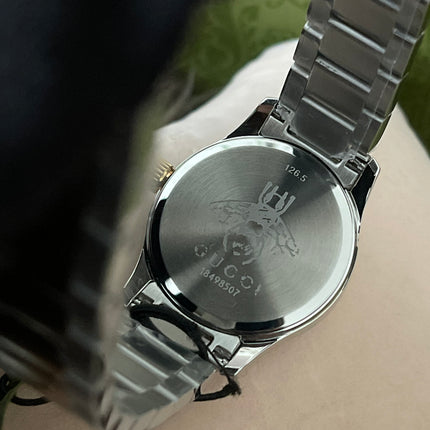 Preloved Authentic UNUSED Gucci G-Timeless YA126596 Women's Wristwatch 27 mm