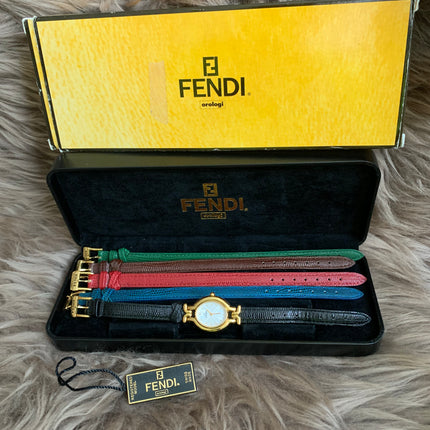 FENDI Chameleon Changeable Belt Watch 5Colors