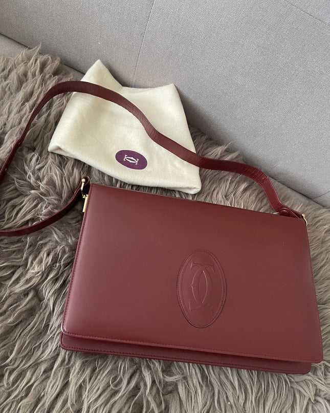 Preloved Authentic Must de Cartier shoulder bag