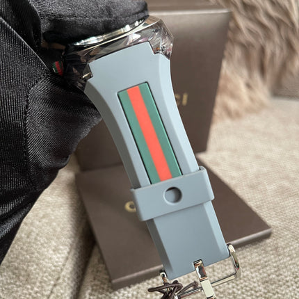 Preoved Authentic Gucci Sync Watch Grey Full Set with Box