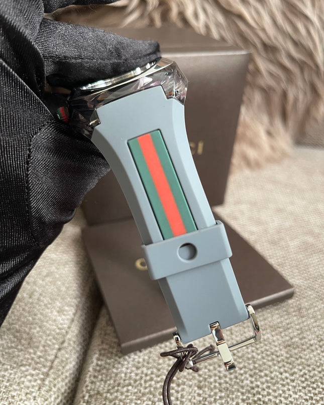 Preoved Authentic Gucci Sync Watch Grey Full Set with Box