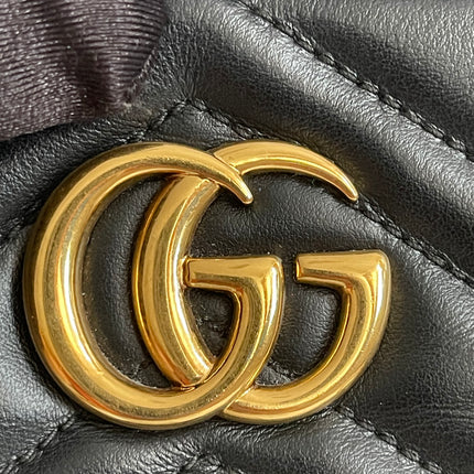 Preloved Authentic Gucci GG Marmont Mini Chain Bag – Black