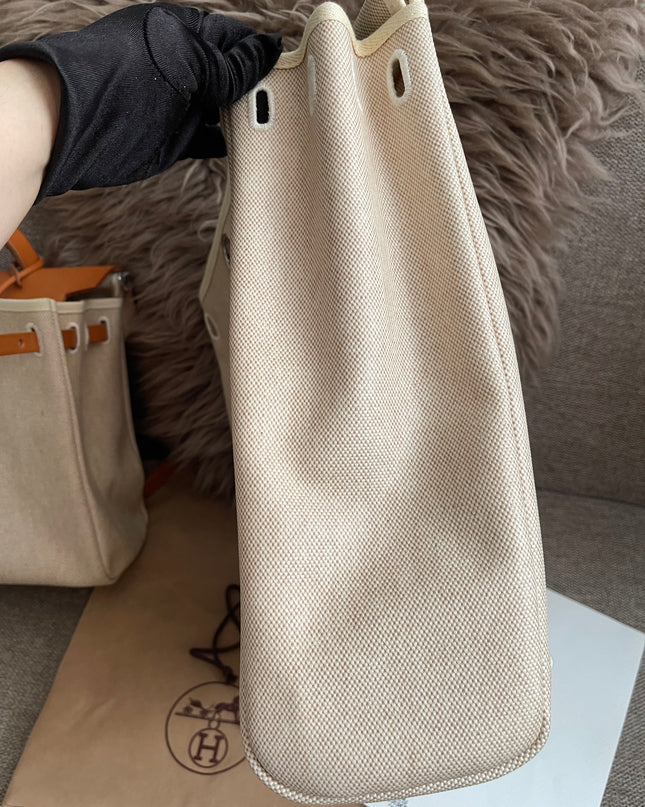 Preloved Authentic Hermes Herbag Zip
