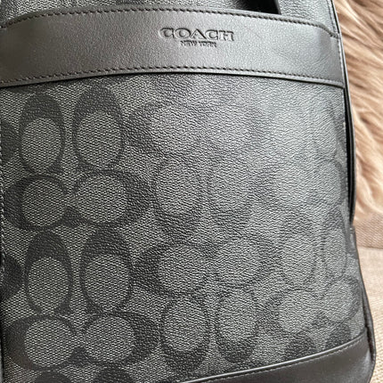 Preloved Authentic Coach Charter Crossbody Sling Bag in Signature Canvas