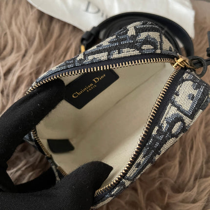 Preloved Authentic Dior Oblique belt pouch