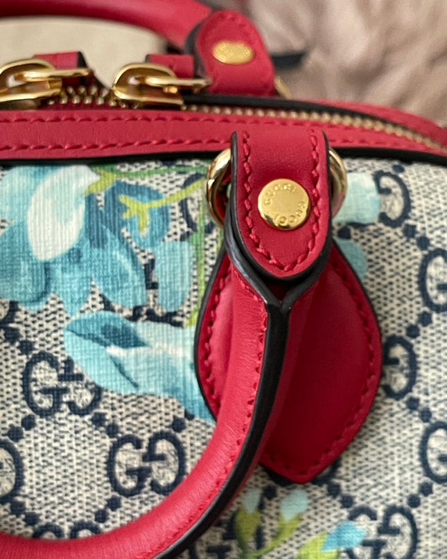 Preloved Authentic Gucci GG Blooms Mini Boston Bag