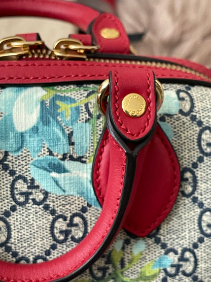 Preloved Authentic Gucci GG Blooms Mini Boston Bag