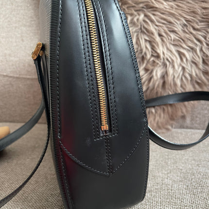 Preloved Authentic Louis Vuitton Epi Leather Sablon Shoulder Bag – Black