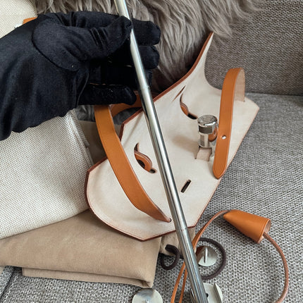 Preloved Authentic Hermes Herbag Zip