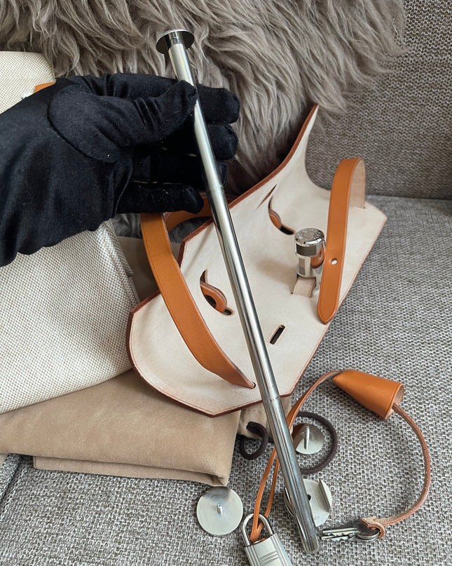 Preloved Authentic Hermes Herbag Zip