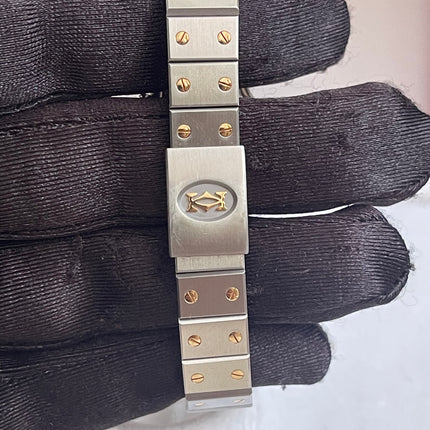 Preloved Authentic Cartier Santos Octagon — Two-Tone Steel & 18k Gold