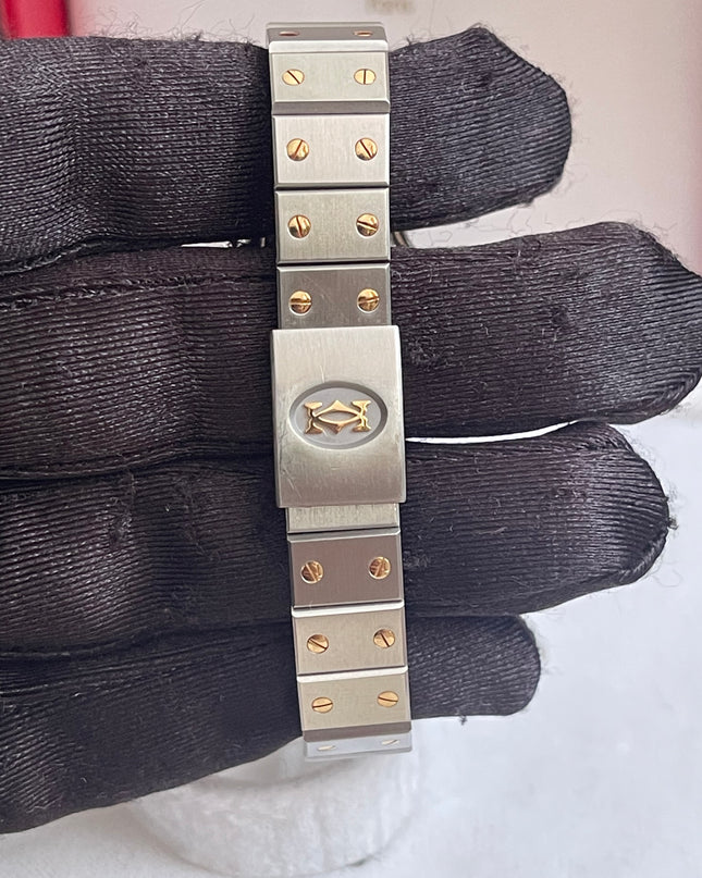 Preloved Authentic Cartier Santos Octagon — Two-Tone Steel & 18k Gold