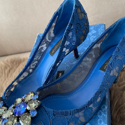 Preloved Authentic Dolce&Gabbana Lace rainbow pumps SZ36