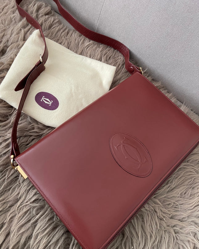 Preloved Authentic Must de Cartier shoulder bag