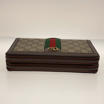 Preloved Authentic Rank A Gucci Ophidia GG travel case