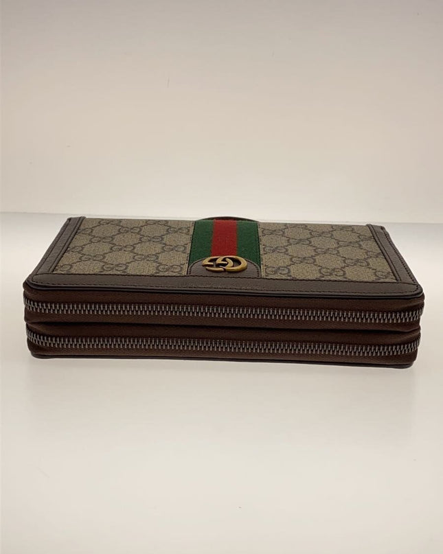 Preloved Authentic Rank A Gucci Ophidia GG travel case