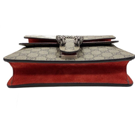 Preloved Authentic Gucci Red/Beige GG Supreme Mini Dionysus