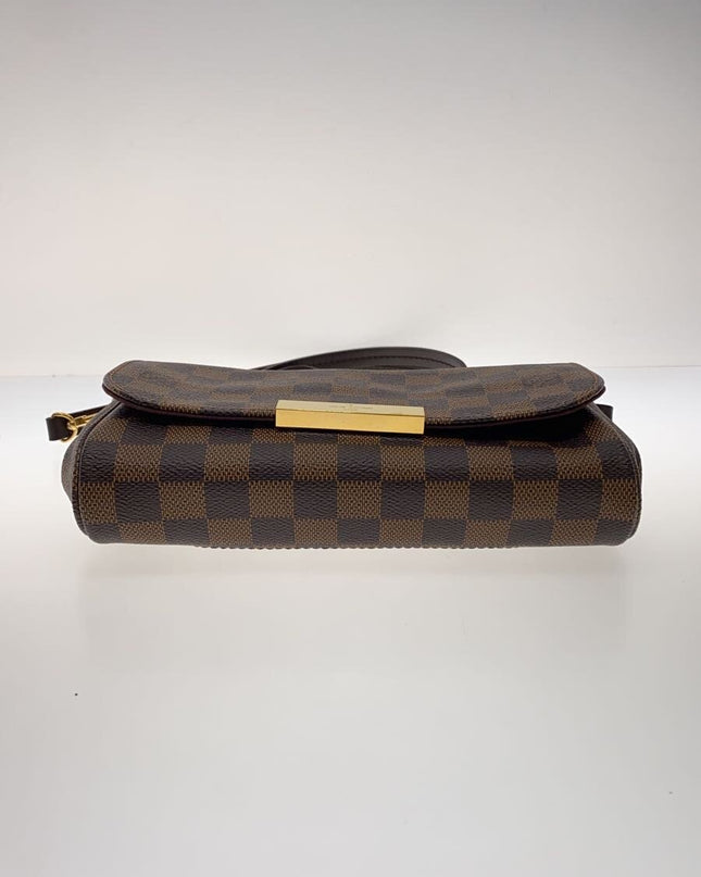 Preloved Authentic LOUIS VUITTON Favorite MM_Damier Ebene_BRW/PVC/