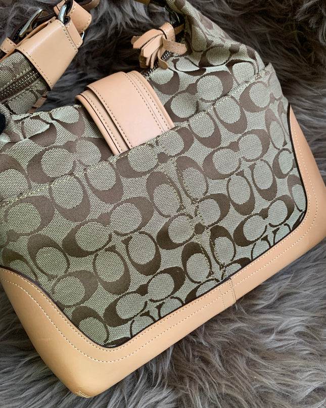 COACH◆Handbag/leather/allover pattern/6824