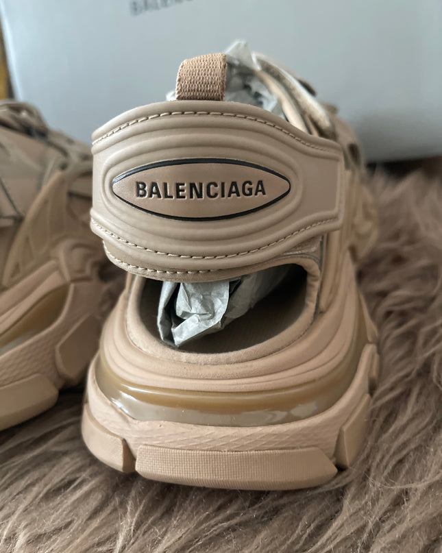 Preloved Authentic Balenciaga Track sandals in beige