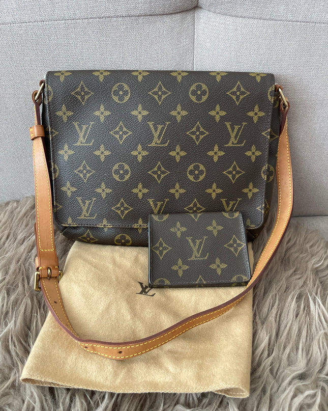Preloved Authentic  Louis Vuitton Musette Tango Bundle