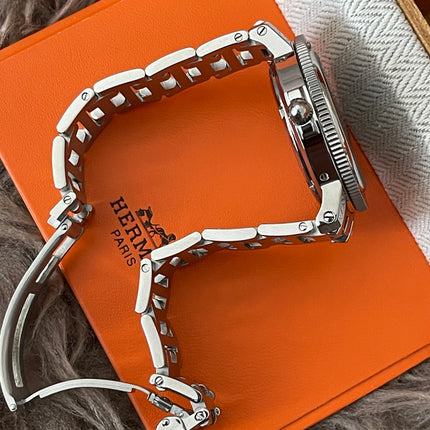 Preloved Authentic Rank A Hermes Clipper CL7.710 38mm Watch