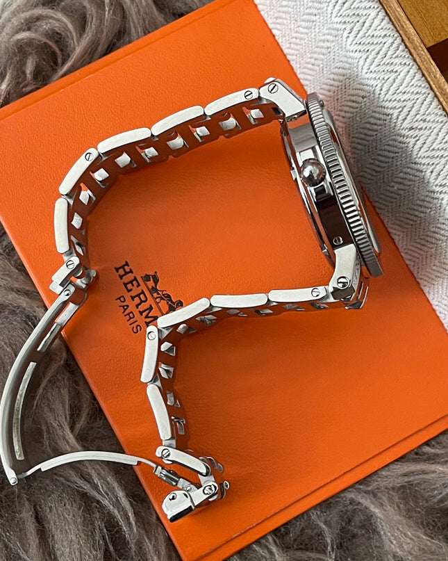 Preloved Authentic Rank A Hermes Clipper CL7.710 38mm Watch