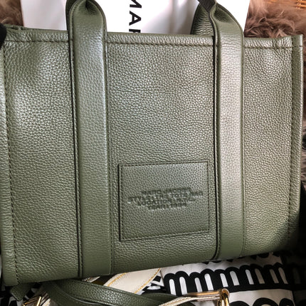 Preloved Marc Jacobs the medium leather tote bag in Green