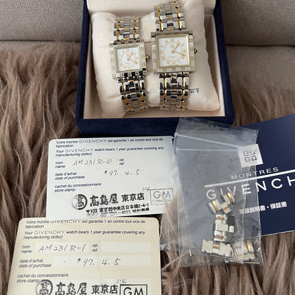 Preloved Authentic Givenchy couple's watch