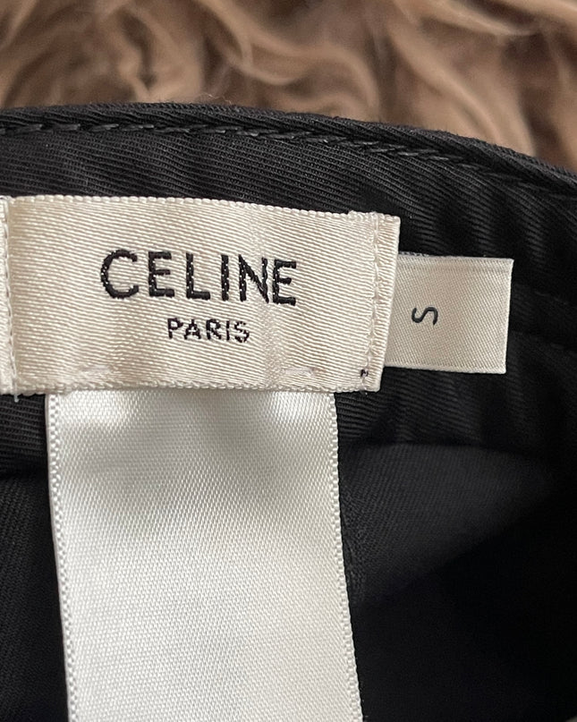 Preloved AuthenticCeline Embroidered Logo Baseball Cap – Black