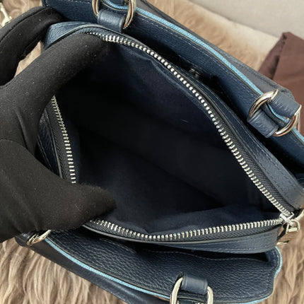 Authentic Preloved Coach Mini Lillie Carryall (Denim Multi)