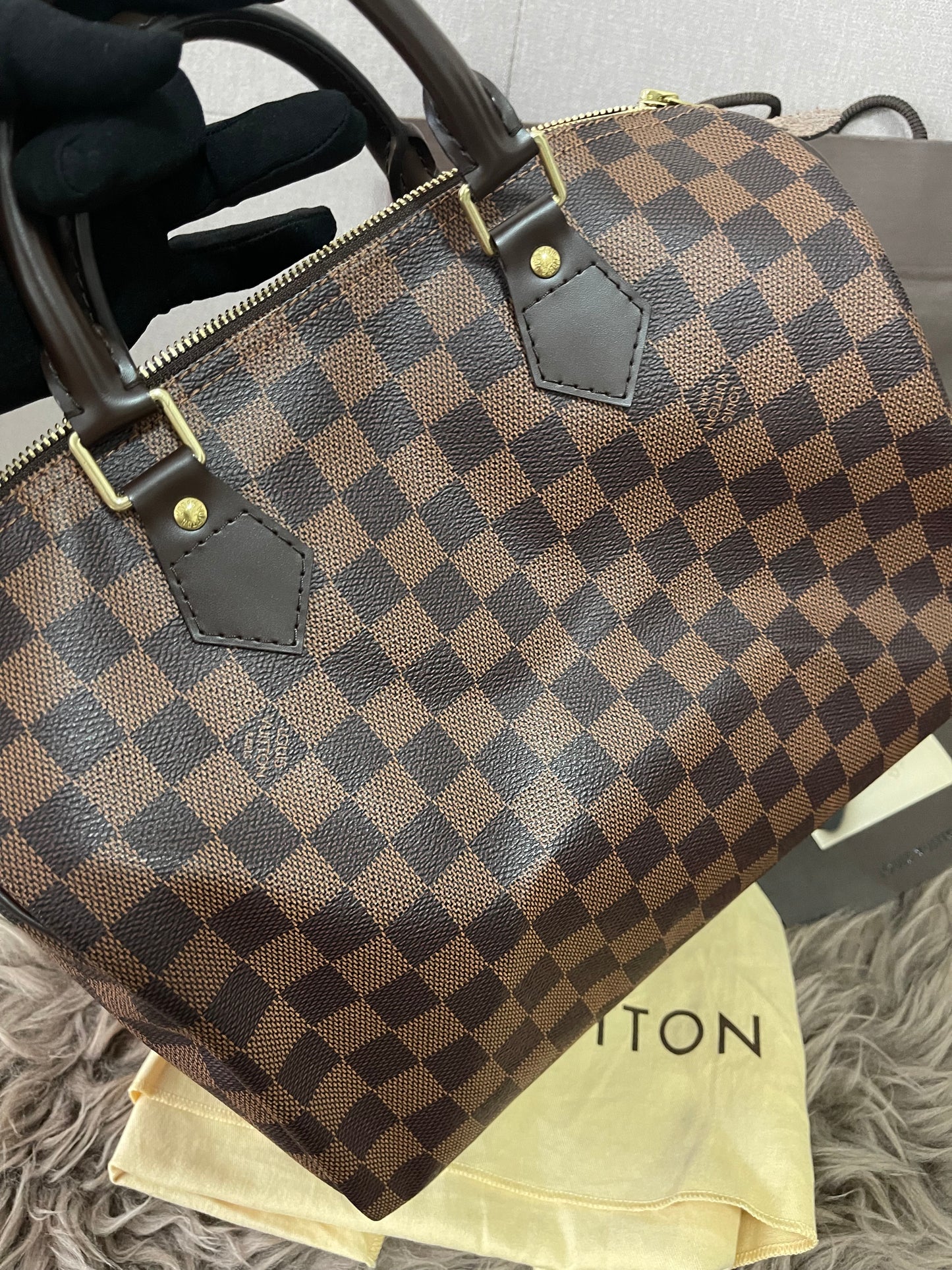 Preloved Louis Vuitton Speedy 30 Damier