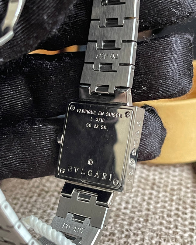 Preloved Authentic Bvlgari Quadrato SQ22 SS Ladies Watch